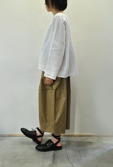 TENNE HANDCRAFTED MODERN ビックポケットキュロット TENNE HANDCRAFTED MODERN big pocket culottes(カーキグリーン